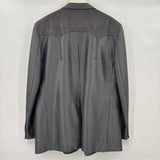 men Circle S Classic Western Design Charcoal Coat 2XL/54