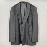 men Circle S Classic Western Design Charcoal Coat 2XL/54
