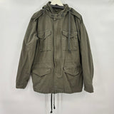 women Eddie Bauer Vintage Miltary Style Green Coat XL