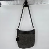 women Ellington Leather & Tweed Crossbody Gray & Black Purse