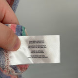 women Orvis Striped Linen Blend White Multi Woven Top XXL