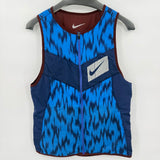 men Nike Aerolayer Wild Run Reversible Vest Maroon/Blue Activewear S