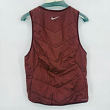 men Nike Aerolayer Wild Run Reversible Vest Maroon/Blue Activewear S