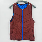 men Nike Aerolayer Wild Run Reversible Vest Maroon/Blue Activewear S