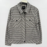 women Liverpool Glen Plaid Shacket Gray Jacket L