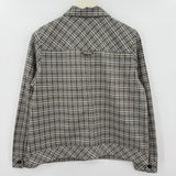 women Liverpool Glen Plaid Shacket Gray Jacket L