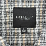 women Liverpool Glen Plaid Shacket Gray Jacket L