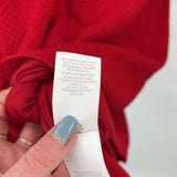 women Boden Textured Solid Pencil Red Dress 6R