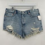 women Free People NWT Distressed Denim Cutoffs Blue Shorts 31/12