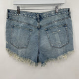 women Free People NWT Distressed Denim Cutoffs Blue Shorts 31/12