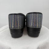women Sanita Holographic Clogs Silver Rainbow Shoes 40/9.5