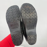 women Sanita Holographic Clogs Silver Rainbow Shoes 40/9.5