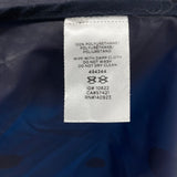 women Loft Polka Dot Rain Coat Navy Blue Jacket XXS