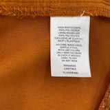women Leith - Anthro Floral Mini Burnt Orange Dress S