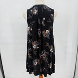 women Free People NWOT Snap Out Of It Sleeveless Swing MSRP $88 Black Woven Top XS