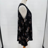 women Free People NWOT Snap Out Of It Sleeveless Swing MSRP $88 Black Woven Top XS