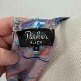 women Parker Black Marceline Silk Floral Maxi Lavender Purple Dress 6