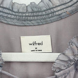 Wilfred Molly Mini Long Sleeve Dusty Peach/Granite Blue Dress M