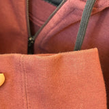 men American Giant Full Zip Hoodie M Sweatshirt Maroon