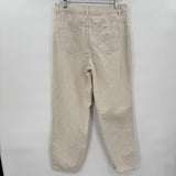 women Liz Claiborne Straight Leg Cream Jeans 12P