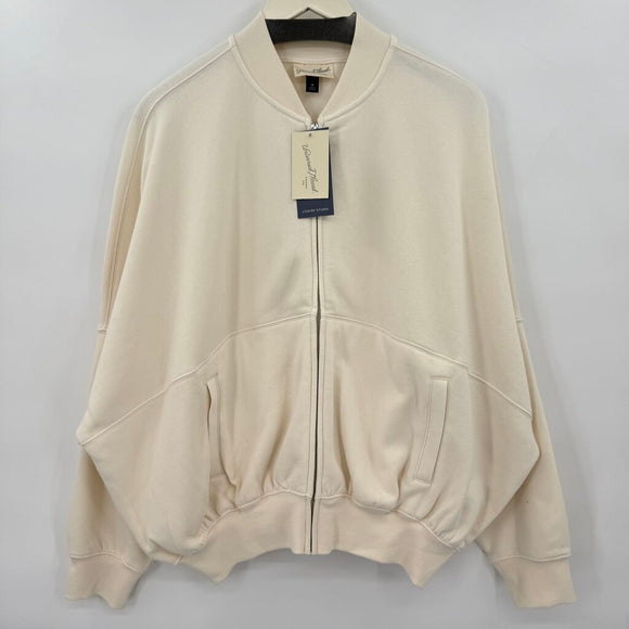 women Universal Thread NWT Zip Up Cream Jacket M