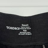 women Toad & CO High Waisted Flare Black Skirt S