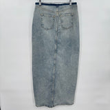 women Wild Fable NWT Denim Midi Blue Skirt 2