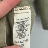 women DKNY Linen Safari Green Jacket L