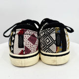 women Keen Geometric Print Canvas Sneakers Black Multi Shoes 8.5