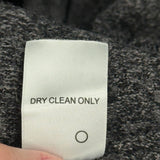 women Jessica London Wool Blend Open Cardigan Charcoal Heather Sweater 22/24/3X