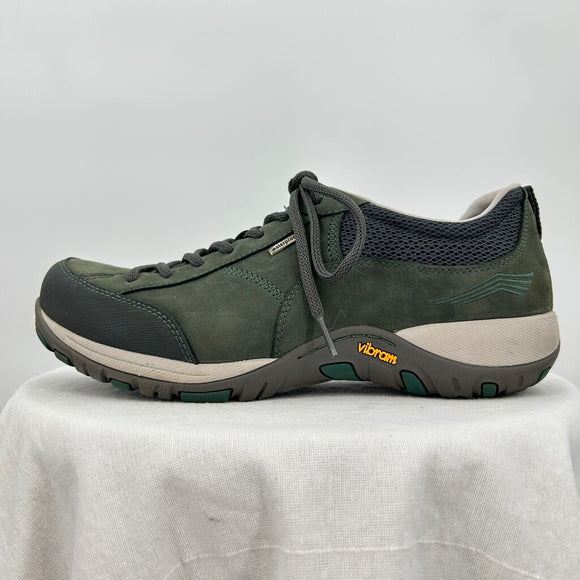 women Dansko Paisley Waterproof Suede Trail Green Shoes 41/10.5