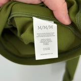 women Cabi Deep V Knotted Back Green Sweatshirt M