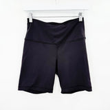 women 90 Degrees High Waisted Bike Shorts Black Activewear S