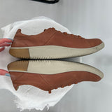 men Keen KNX Leather Sneaker Cognac Brown Shoes 15