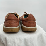 men Keen KNX Leather Sneaker Cognac Brown Shoes 15