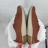 men Keen KNX Leather Sneaker Cognac Brown Shoes 15