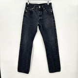 unisex Levi's 501s Aged Black Jeans 30x32