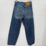 women Levi's Premium Baggy Dad MSRP $108 Blue Jeans 23/000
