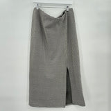 women Lane Bryant Houndstooth Midi Black & White Skirt 18