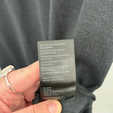 women Anthropologie Tie Front Midi Charcoal Gray Dress XL