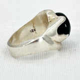 Sterling Silver 925 Onyx Ring 8 Jewelry