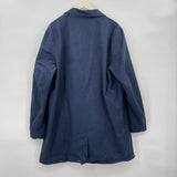 men Ben Sherman Cotton Mac MSRP $165 Navy Blue Jacket XXL