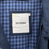 men Ben Sherman Cotton Mac MSRP $165 Navy Blue Jacket XXL