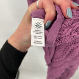 women Athleta Crochet Orchid Purple Dress S