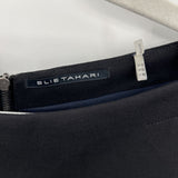 women Elie Tahari Boatneck Darted Pencil Black Dress 8