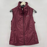 women Columbia Vest Maroon Jacket M