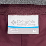 women Columbia Vest Maroon Jacket M