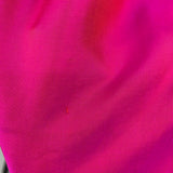 women Jim Thompson Large Silk Hot Pink & Orange Scarf 33x79