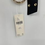 women Anthropologie NWT Gold Studded Black Belt XS/S