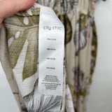 women City Chic NWT Hawaiian Print Maxi Lombok Cream Dress 16